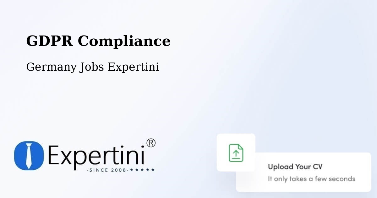 EU GDPR Compliance Statement – Fehmarn - Germany Jobs Expertini