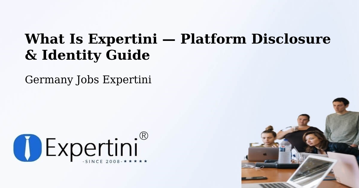 What Is Expertini — Platform Disclosure & Identity Guide – Fehmarn